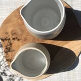 Large ceramic stoneware pitcher