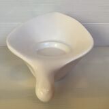 White bird dove candle holder