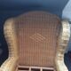 Fauteuil en rotin des années 60/70