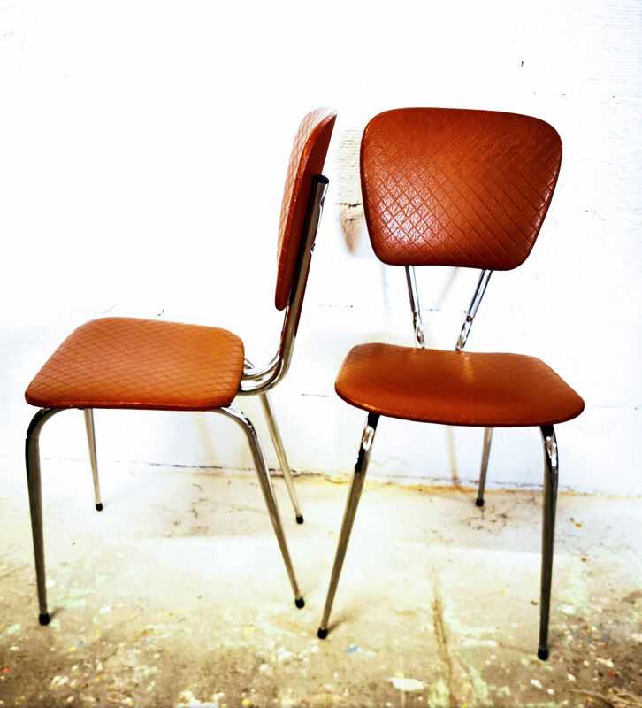 Pair of Soudexvinyl chairs