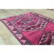 1970s Turkish Hand-Knotted Pink Runner Rug 83x347