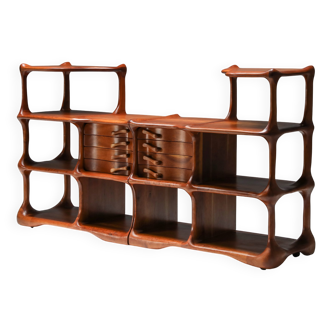 Étagères de rangement ouvertes par Charles Fisher et Howard Osinski - années 1970