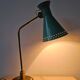 Mid-Century table lamp with a conical metal shade, attributed to Stilnovo.