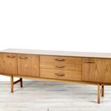 Midcentury 'Avalon' Teak Sideboard / Long John. Stylish Vintage Modern / Re