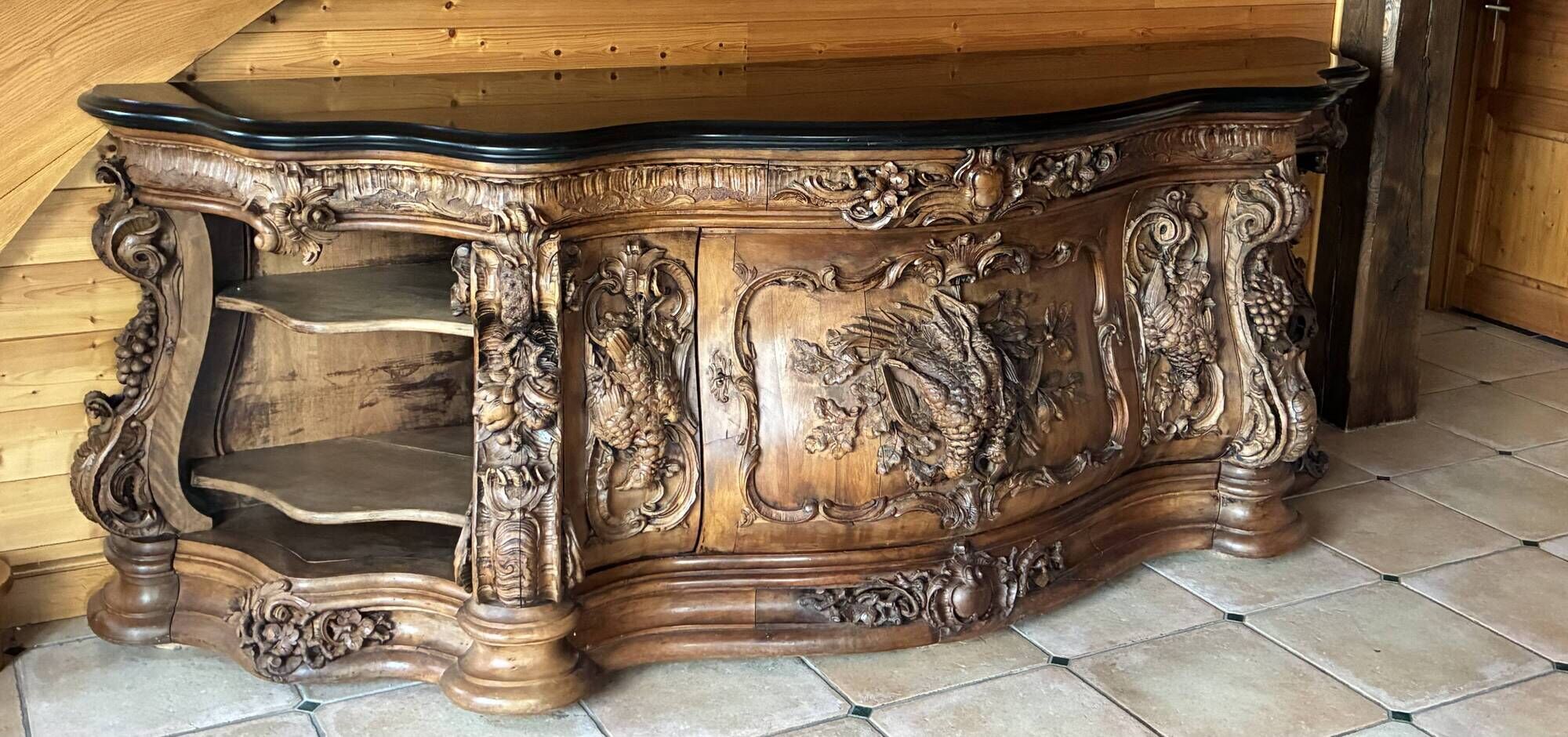 Monumental sideboard from the 19th century.