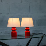 Pair of Danish bedside lamps 70