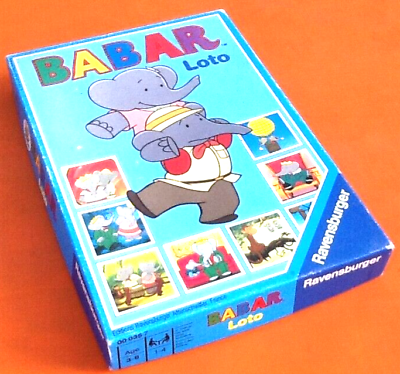 Babar Loto (Jean de Brunhoff) (1990) Editions Ravensburger Attenschwiller France