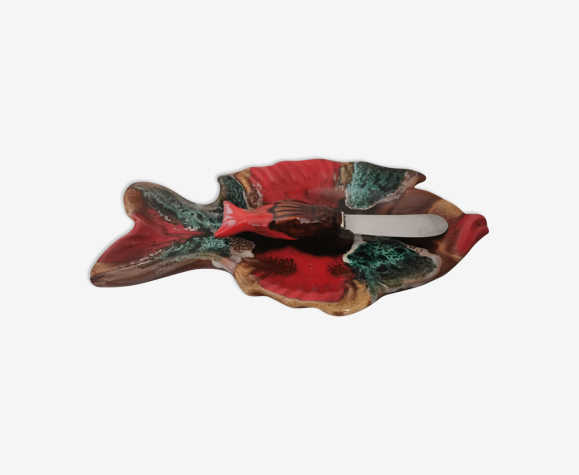 Beurrier avec couteau poisson Vallauris