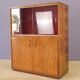 Showcase in blond walnut