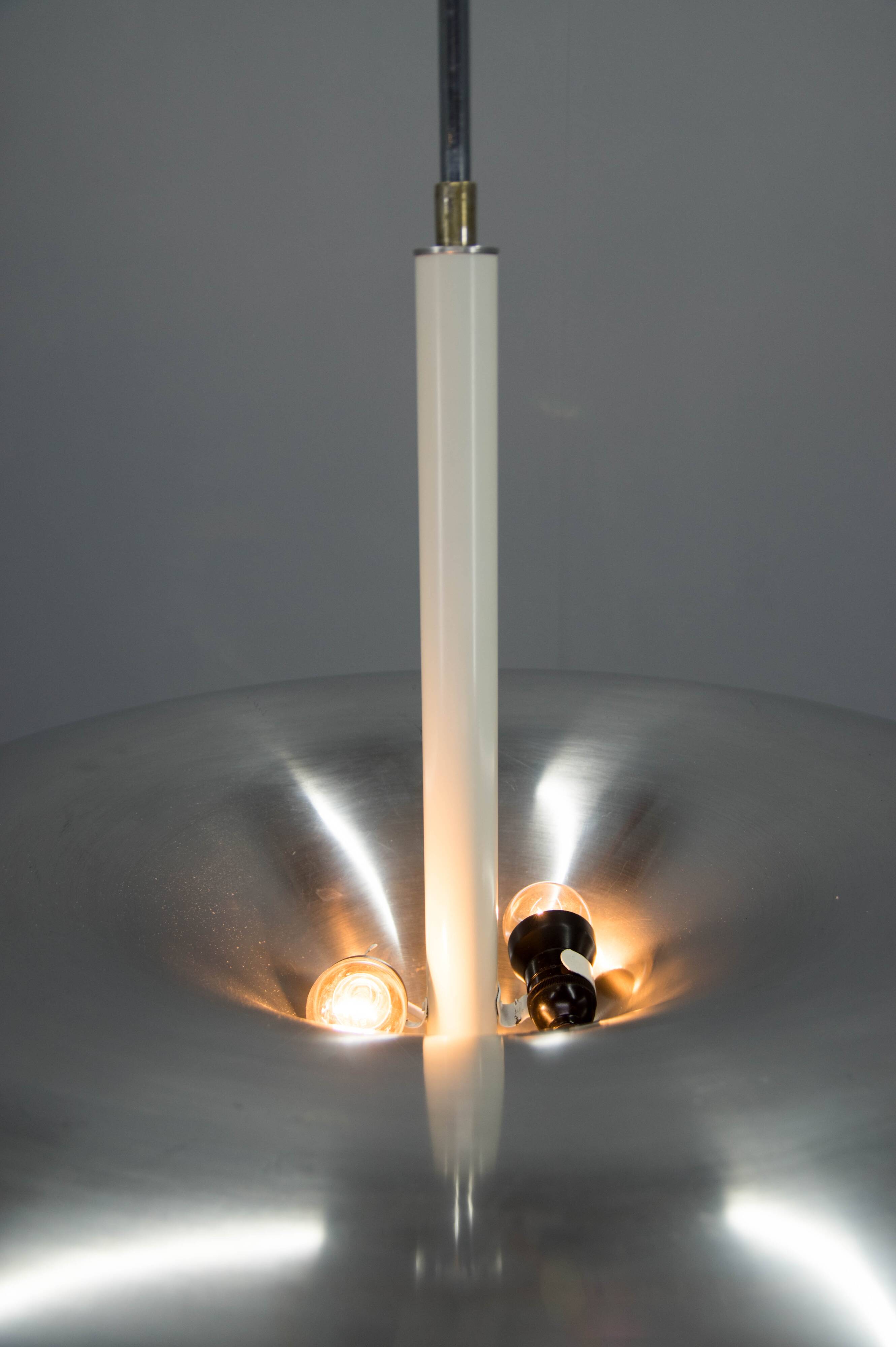 Large Bauhaus Chandelier by IAS, 1920s, Restored