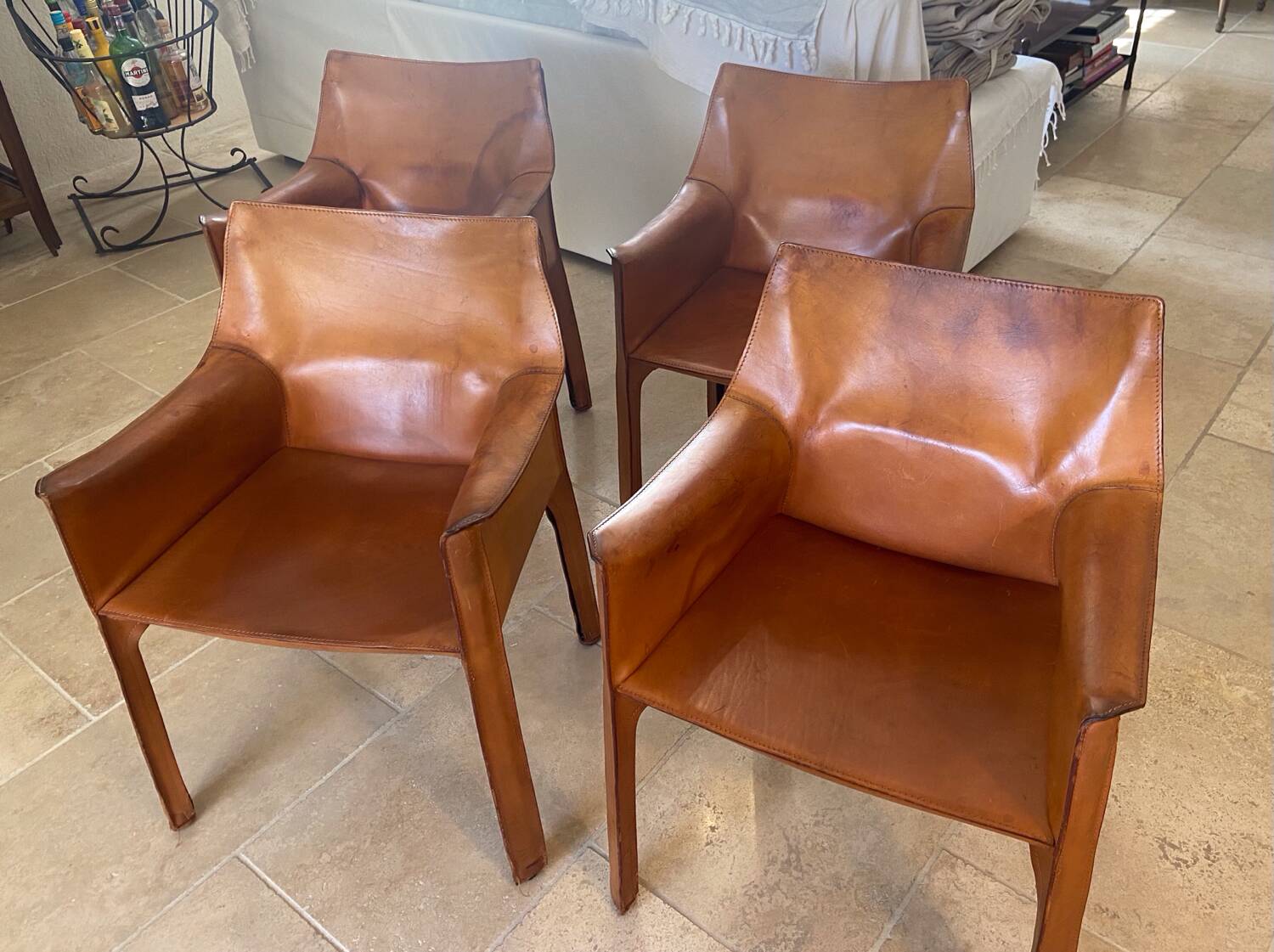 70s armchairs designed by Mario Bellini for the Cassina brand