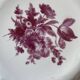 Flat plates made of Baudour porcelain