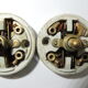 lot Porcelain and brass/vintage switch