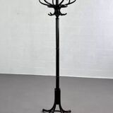 Early 20th century curved wooden coat rack by Thonet