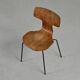 Chaise de bureau en teck 3103 par Arne Jacobsen, circa 1970