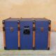 Blue vintage trunk