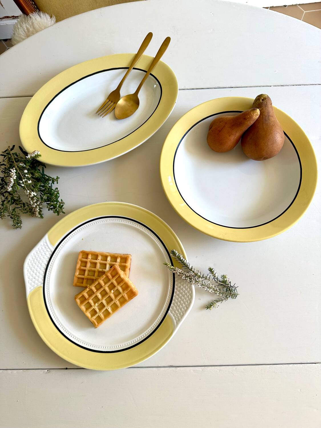 Ensemble de 3 plats L’amandinoise