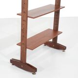 Modular teak bookcase, Italy - 1960s