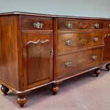 Victorian chest of drawers 19th in mahogany