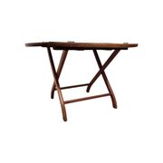 Table basse vintage en acajou avec plateau, années 1970