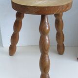 Wooden tripod stool