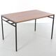 Cosmopol desk, walnut and steel. 120 x 60 cm