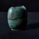 Handmade blue-green ceramic vase – unique piece