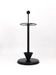 Black post-modern umbrella stand in the style of Castiglioni, Memphis, Italy, 1980s.
