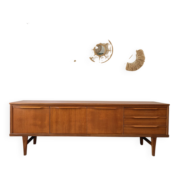 Enfilade vintage en teck scandinave
