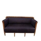 3-seater Directoire sofa, walnut wood – Good condition