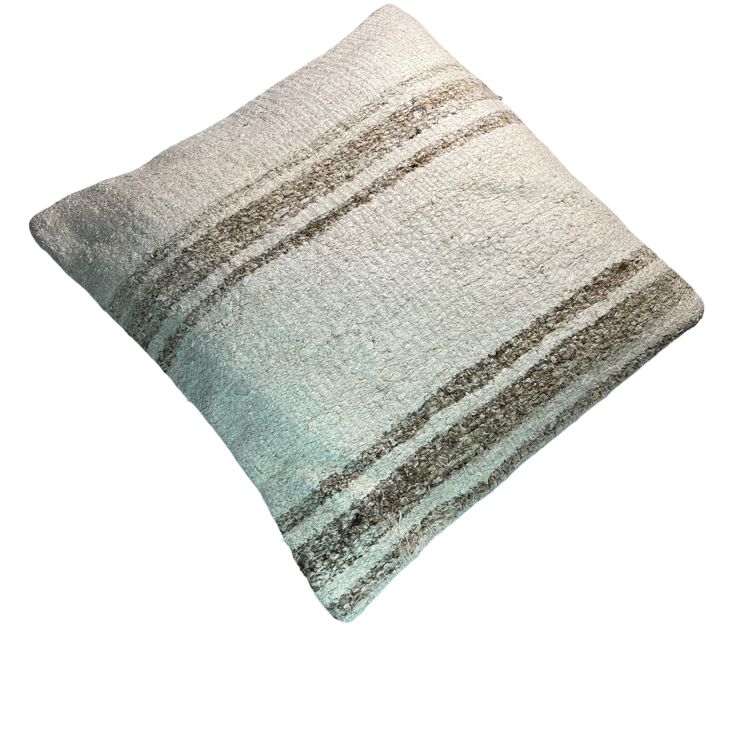 Vintage turkish kilim cushion cover , 60 x 60 cm