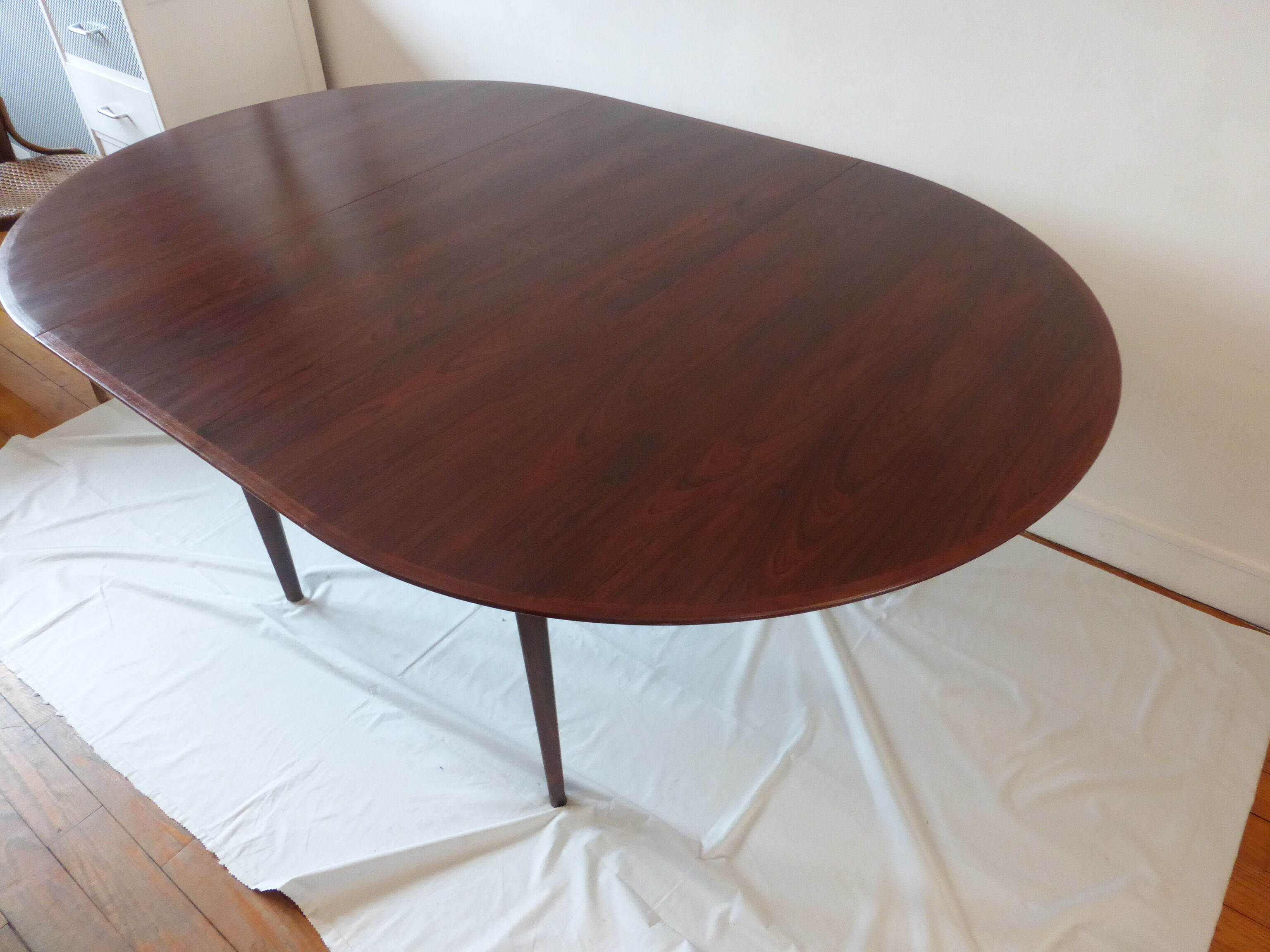 Table extensible en palissandre de Rio