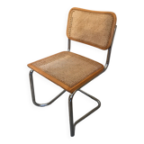 Vintage cantilever chair and chrome cantilever base