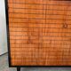 Vintage black lacquered buffet and wood Maurice Flachet