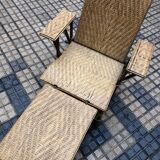 Rattan transat daybed