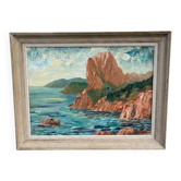 Old Table Oil - Le Cap Roux (Estérel) by Eliette Debru-Viguier -