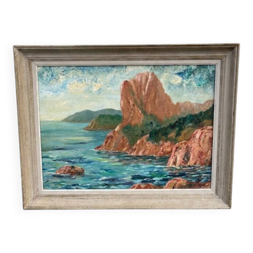 Old Table Oil - Le Cap Roux (Estérel) by Eliette Debru-Viguier -