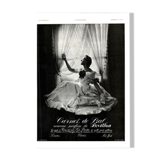 Vintage poster 30s Revillon perfume