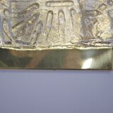 Applique cristal & laiton 1970’s