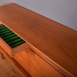 Enfilade retro en teck  Clausen & Søn danois des années 1960