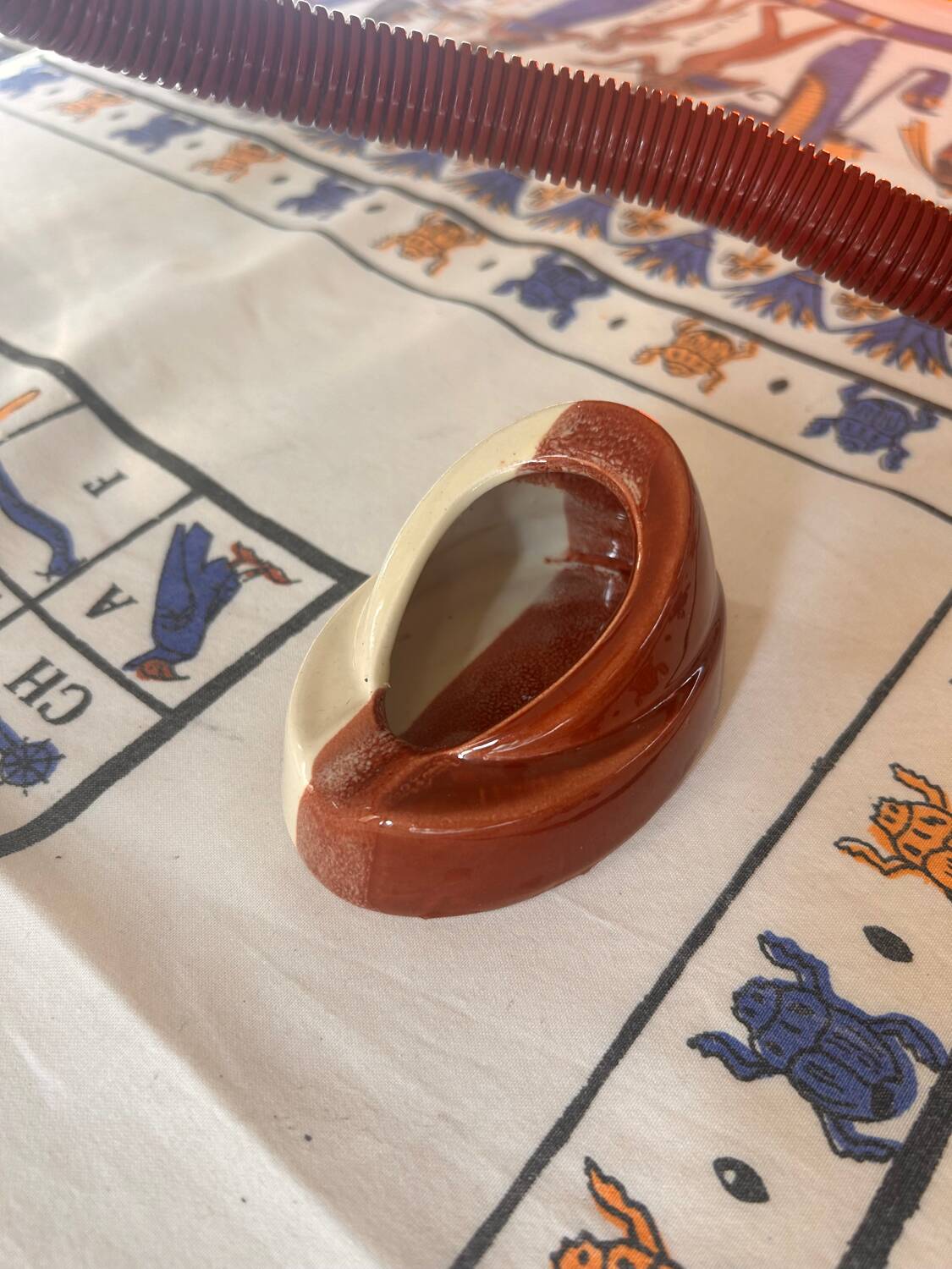 Italian ceramic ashtray