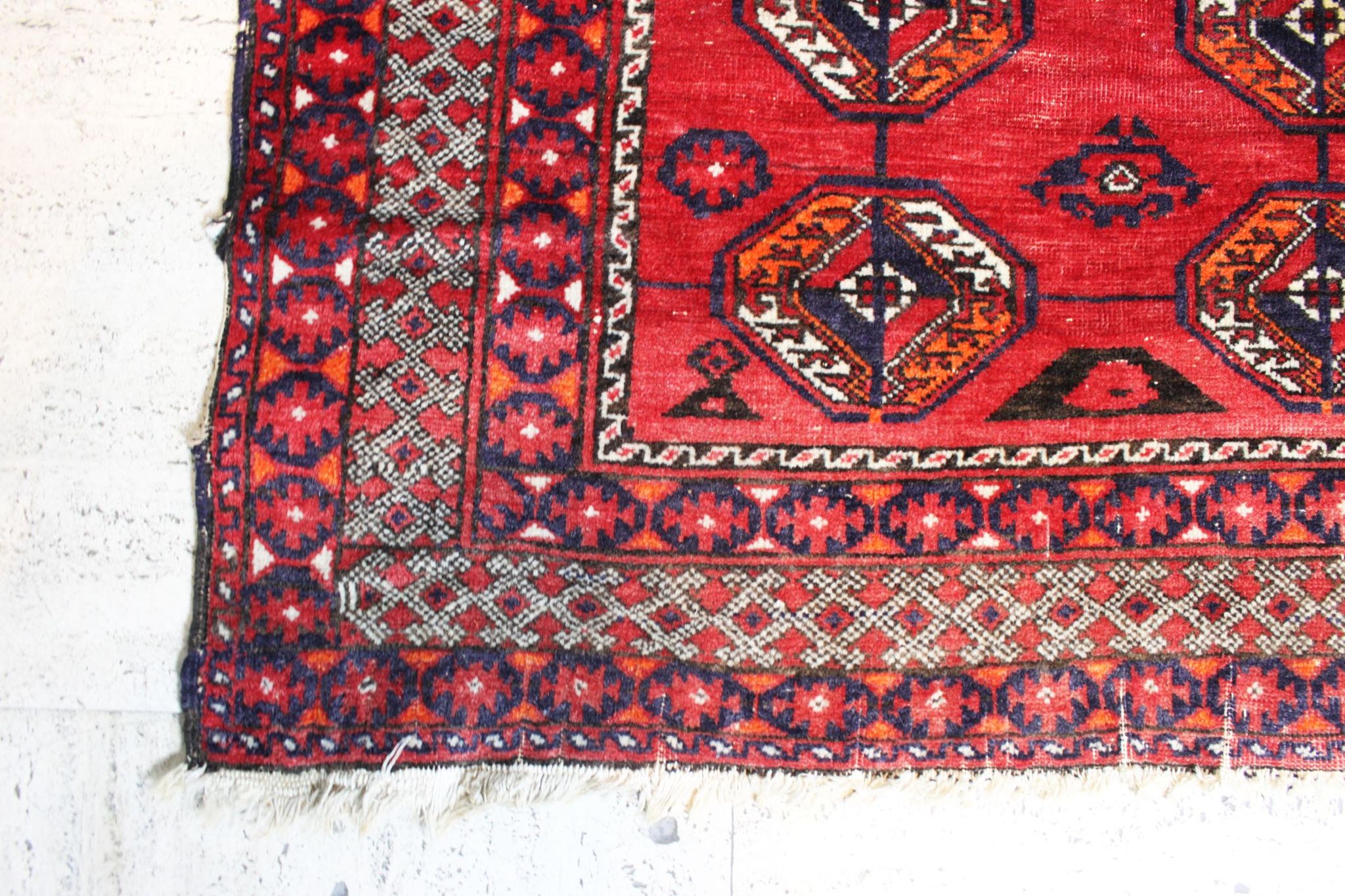 Tapis Tekké, Turkmenistan, milieu XXème.