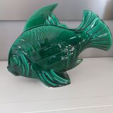 Art Deco ceramic fish signed "Le JAN" years 1939