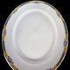 Large oval dish in Limoges porcelain by Bernardaud & Cie – Art Deco