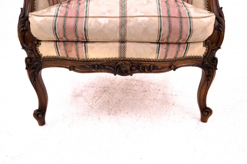 Wingback chairs, France, circa 1900