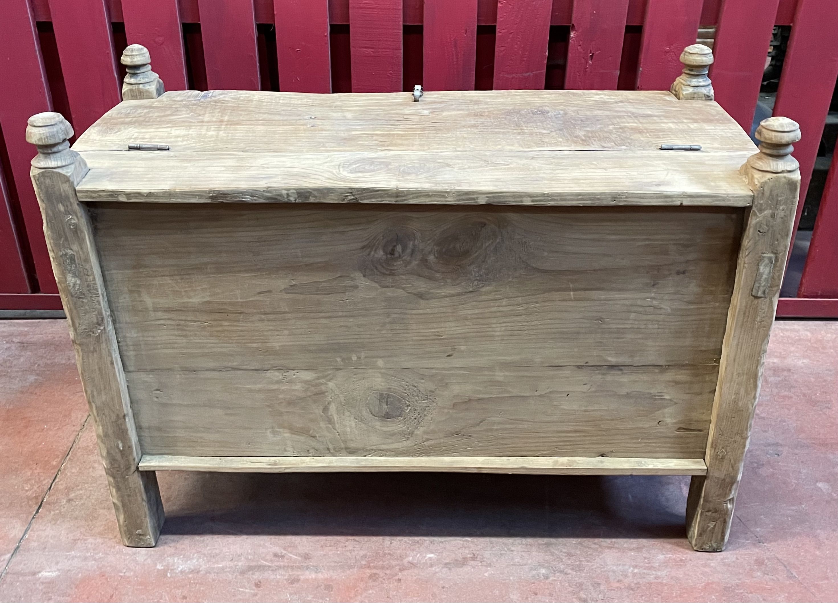 Pakistan, Swat Valley, former Cedar Wood Wedding Chest Fully Carved by Hand
