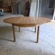 Table scandinave extensible en chêne des années 60