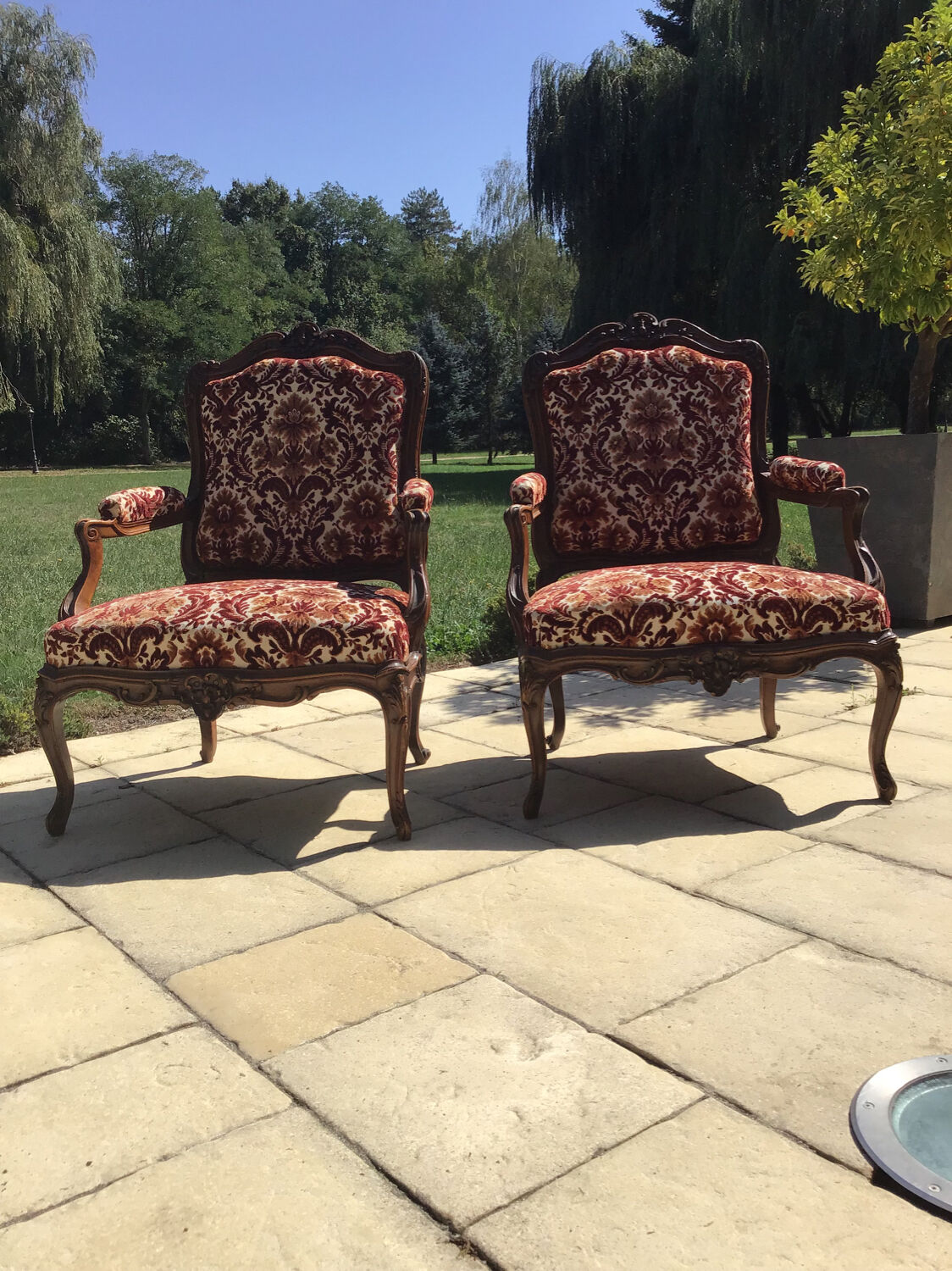 Pair of 19th century armchairs