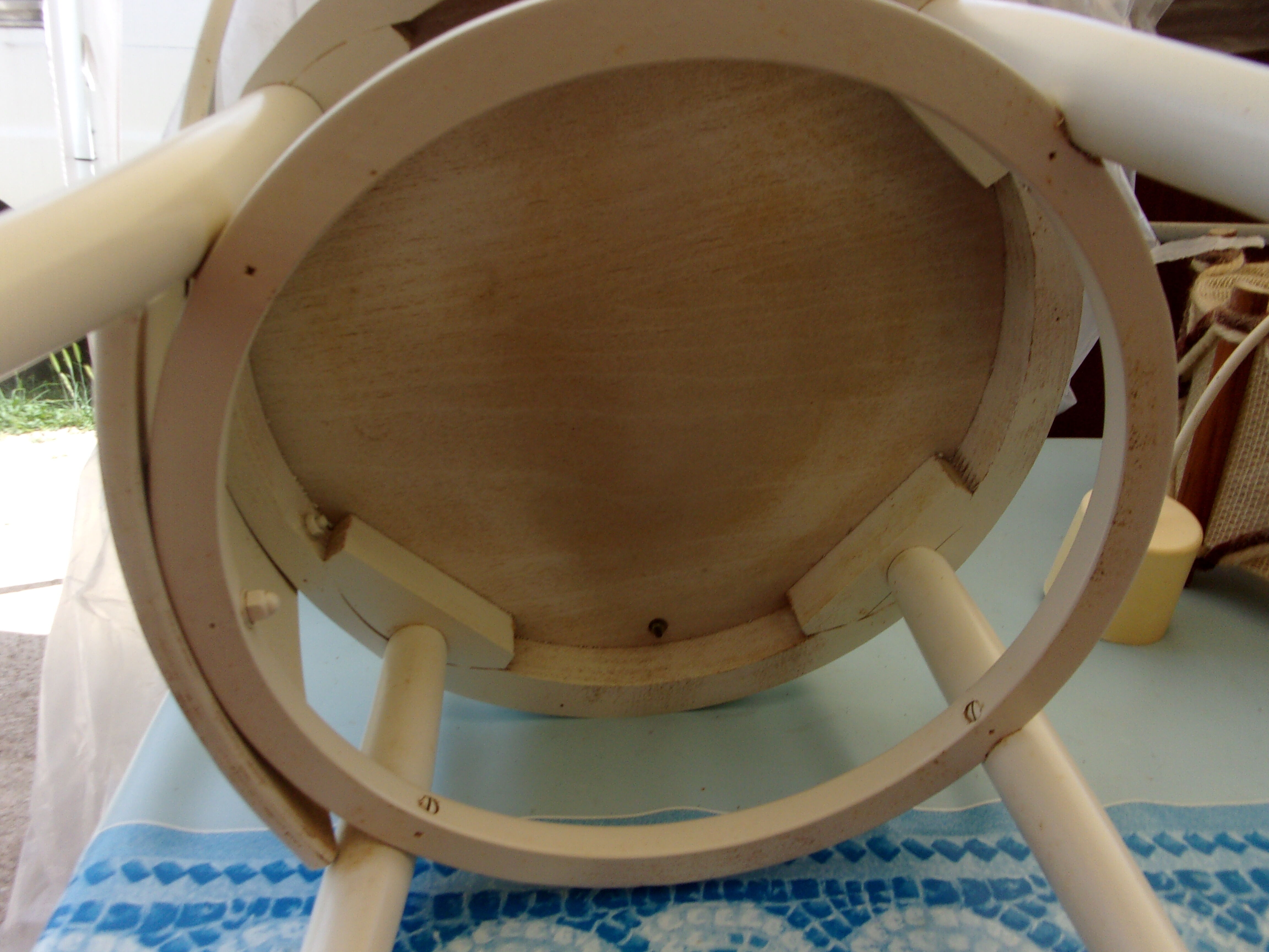 White bauman chair 1970