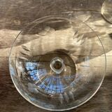 4 coupes à champagne en cristal